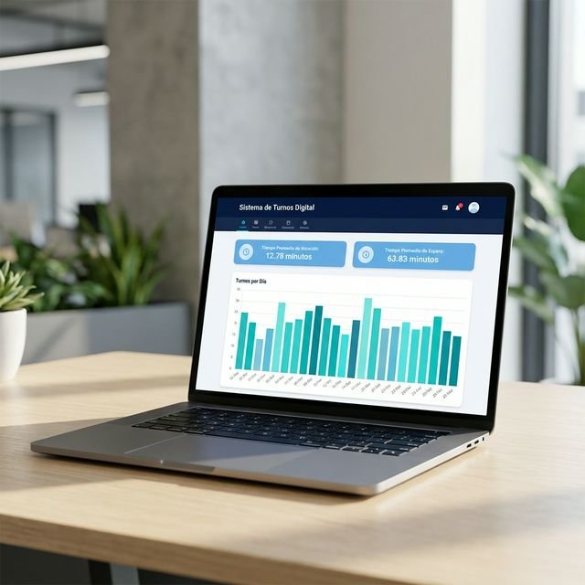 Dashboard analítico de gestión médica y turnos